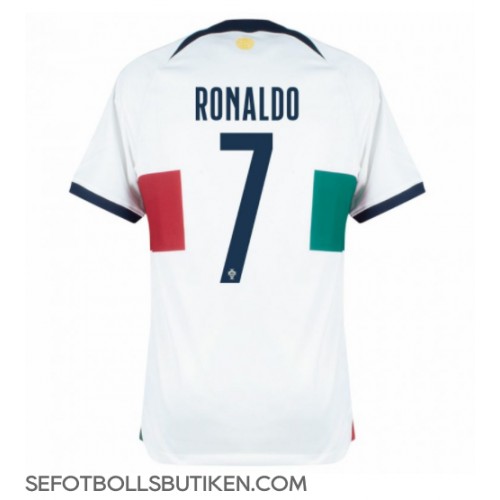 Portugal Cristiano Ronaldo #7 Replika Borta matchkläder VM 2022 Korta ärmar